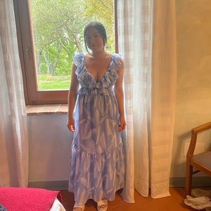 Drama Ruffle Maxi Dress from Abercrombie & Fitch